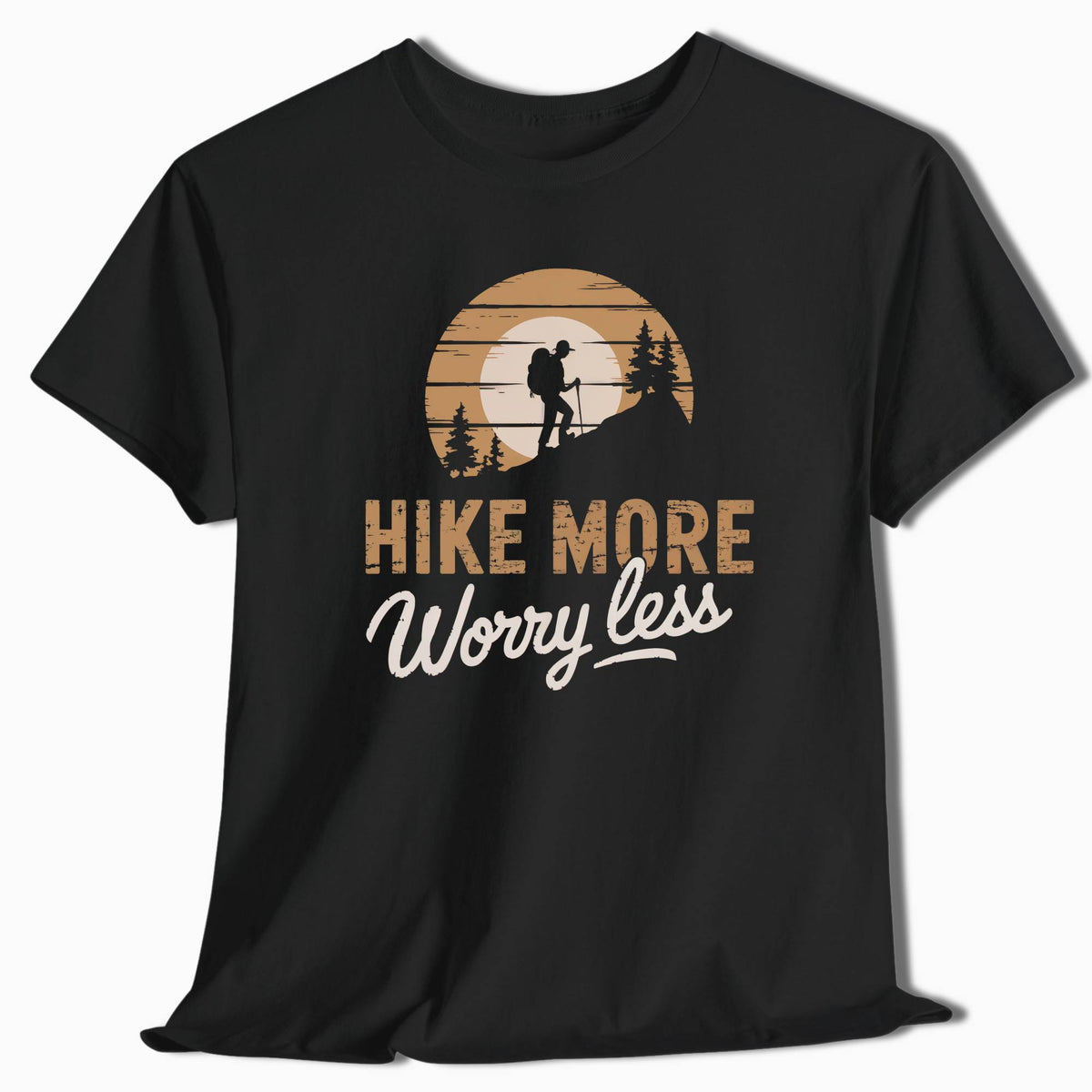 Hike More Worry Less T-Shirt - t56a25