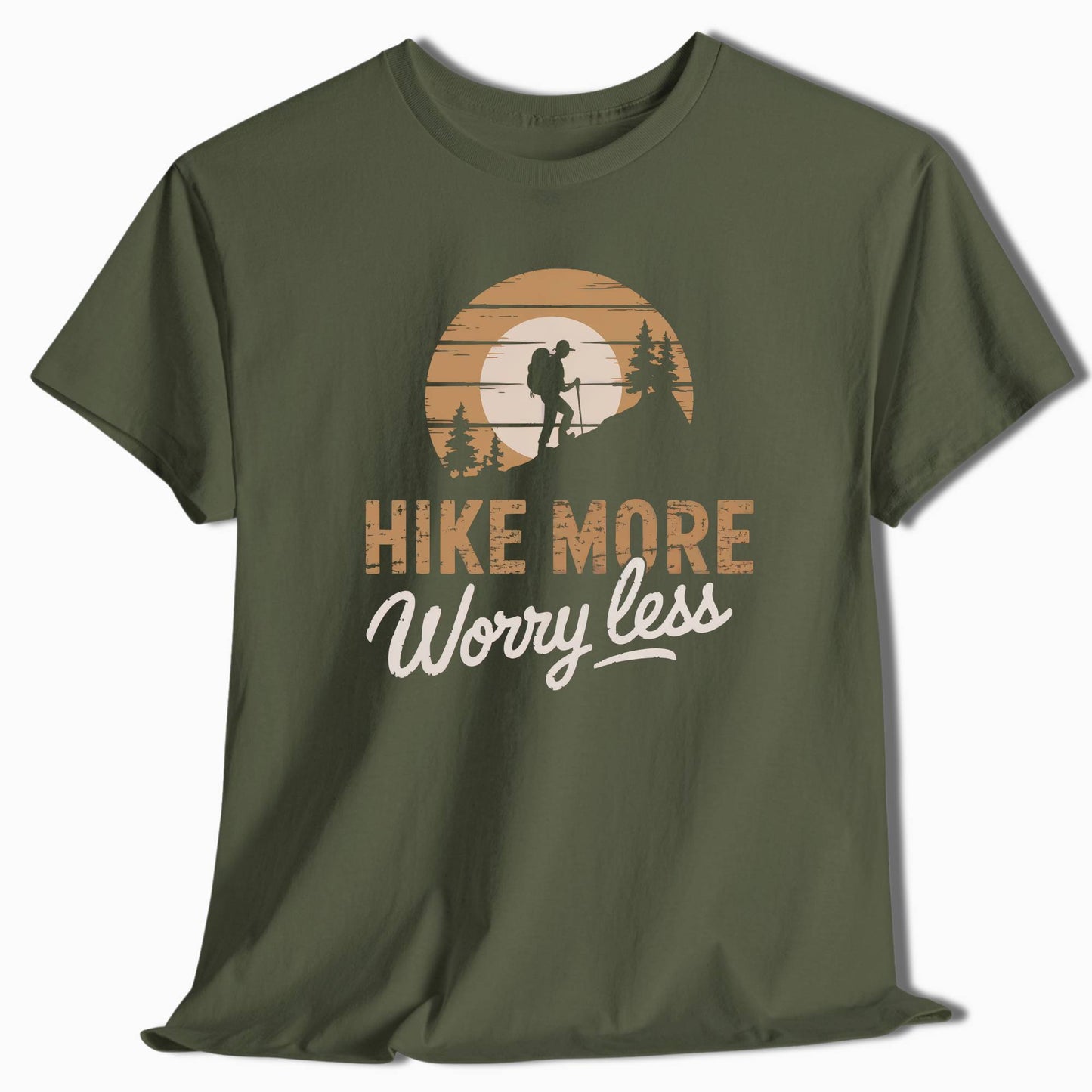 Hike More Worry Less T-Shirt - t56a25