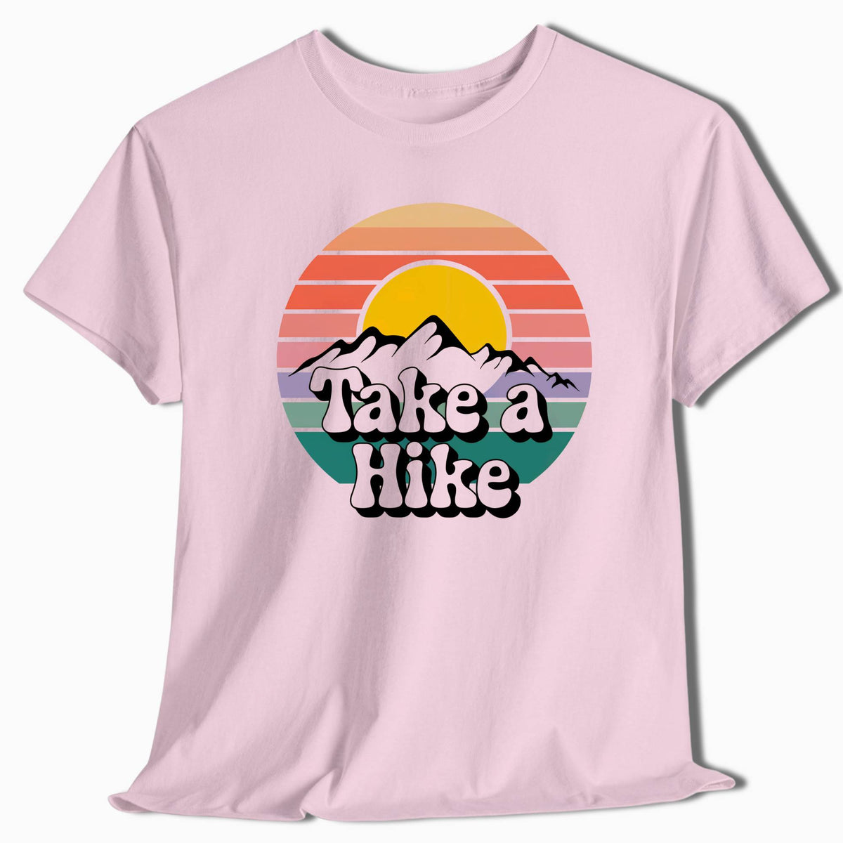 Take a Hike Retro Sunset T-Shirt - t61a25