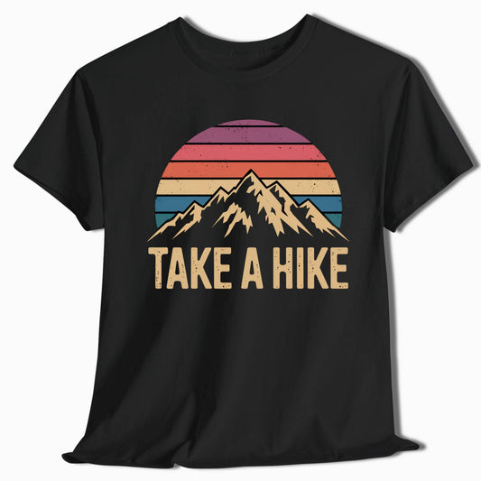 Take a Hike Retro Mountain T-Shirt - t62a25