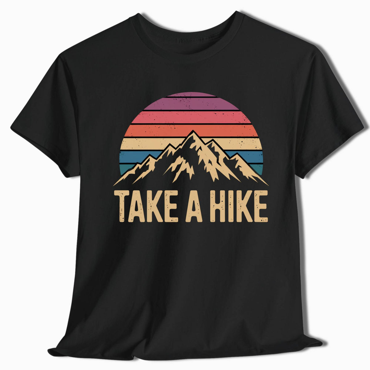 Take a Hike Retro Mountain T-Shirt - t62a25