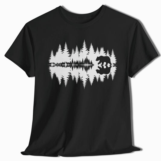Bear Forest Soundwave T-Shirt - t68a25