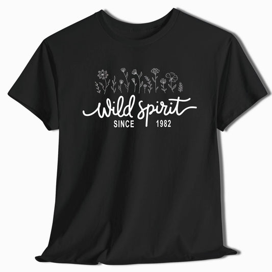 Personalized Hiking T-Shirt Wild Spirit Custom Birth Year - t86a25