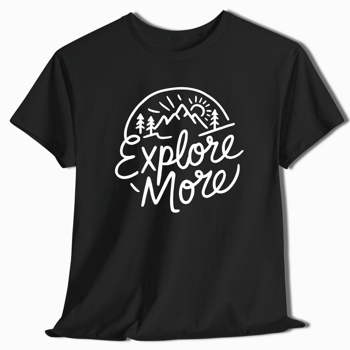 Adventure T-Shirt Explore More Mountain - t90a25