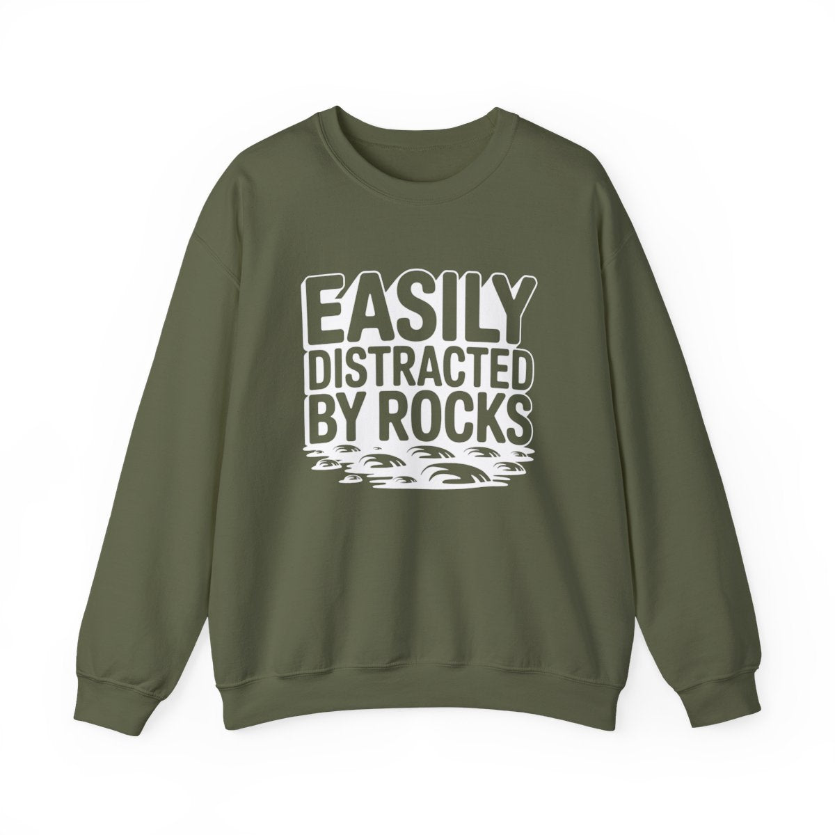 Easily Distracted by Rocks Sweatshirt - t410a25