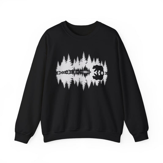 Bear Forest Soundwave Hiking Sweatshirt - t68a25