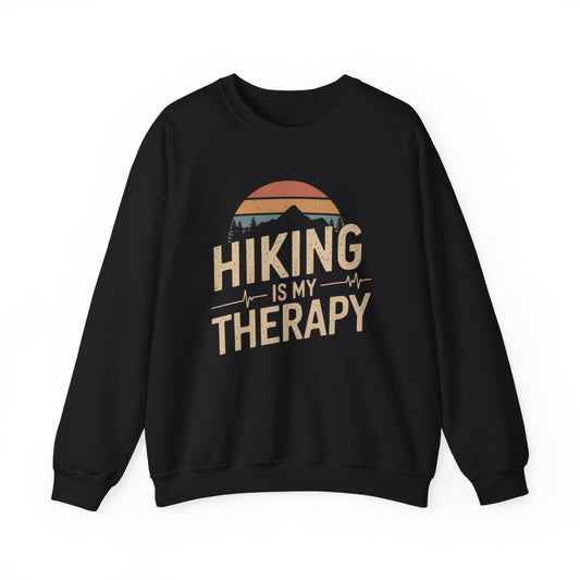 Hiking Is My Therapy Sweatshirt - t52a25