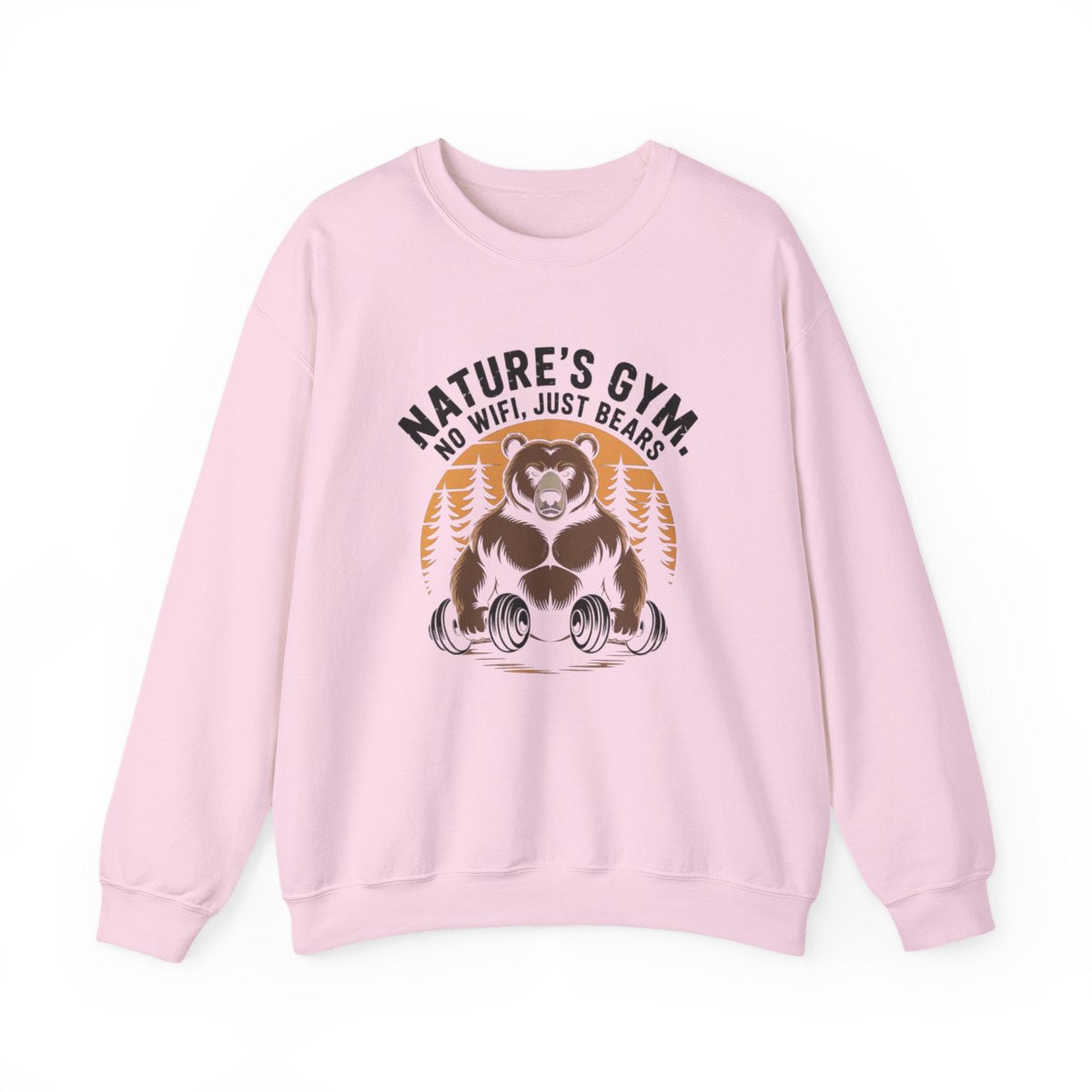 Nature’s Gym No WiFi Just Bears Sweatshirt - t173a25