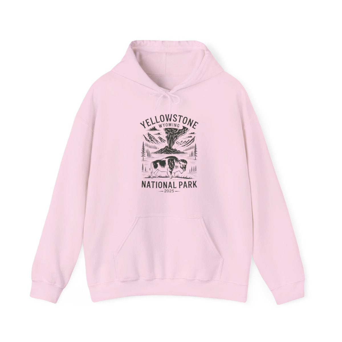 Custom Yellowstone National Park Hiking Hoodie - t307a25