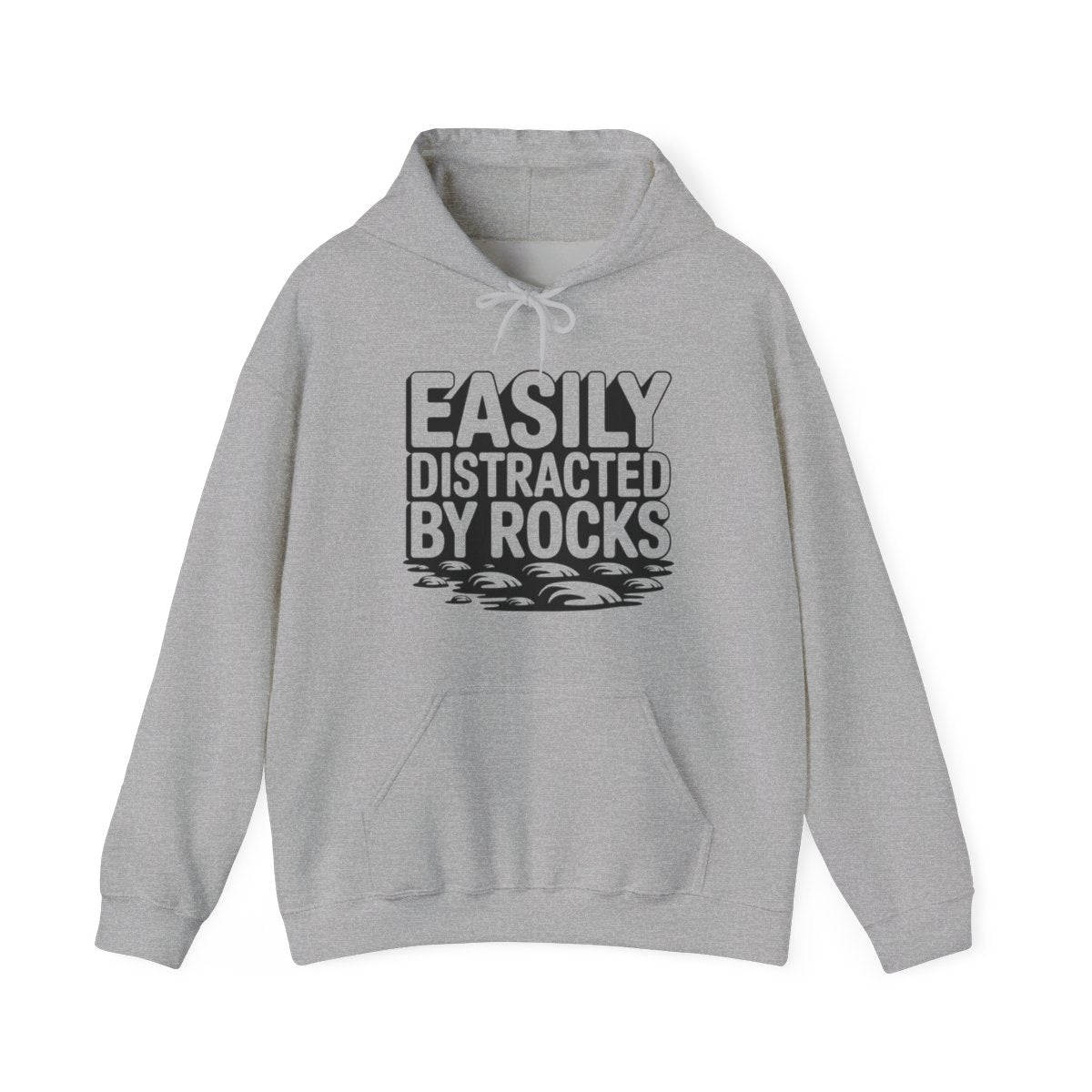 Easily Distracted by Rocks Hoodie - t410a25