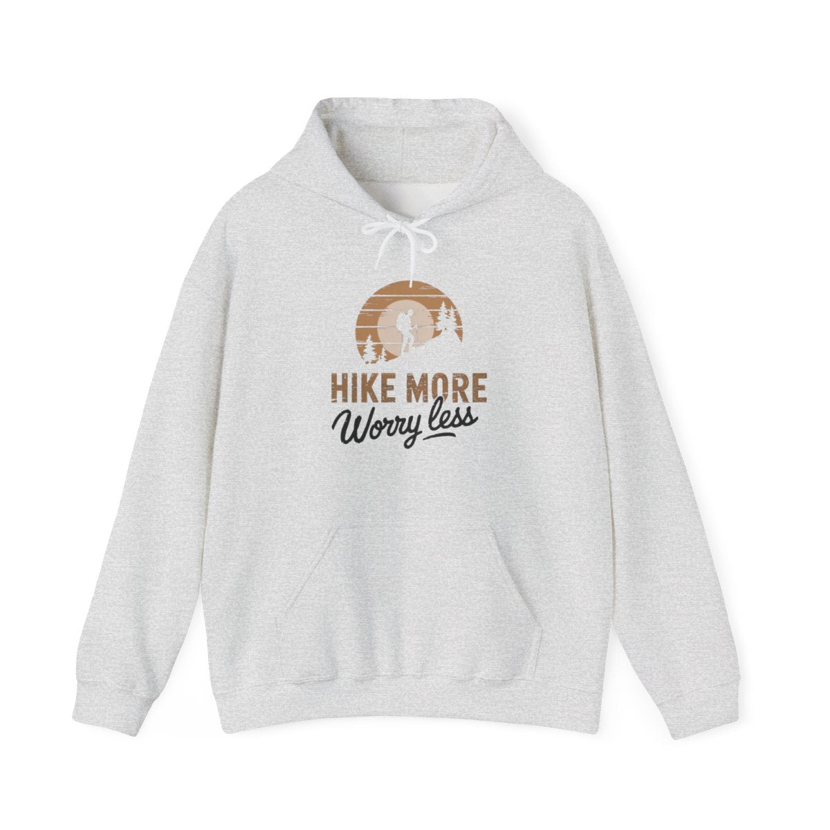 Hike More Worry Less Outdoor Adventure Hoodie - t56a25