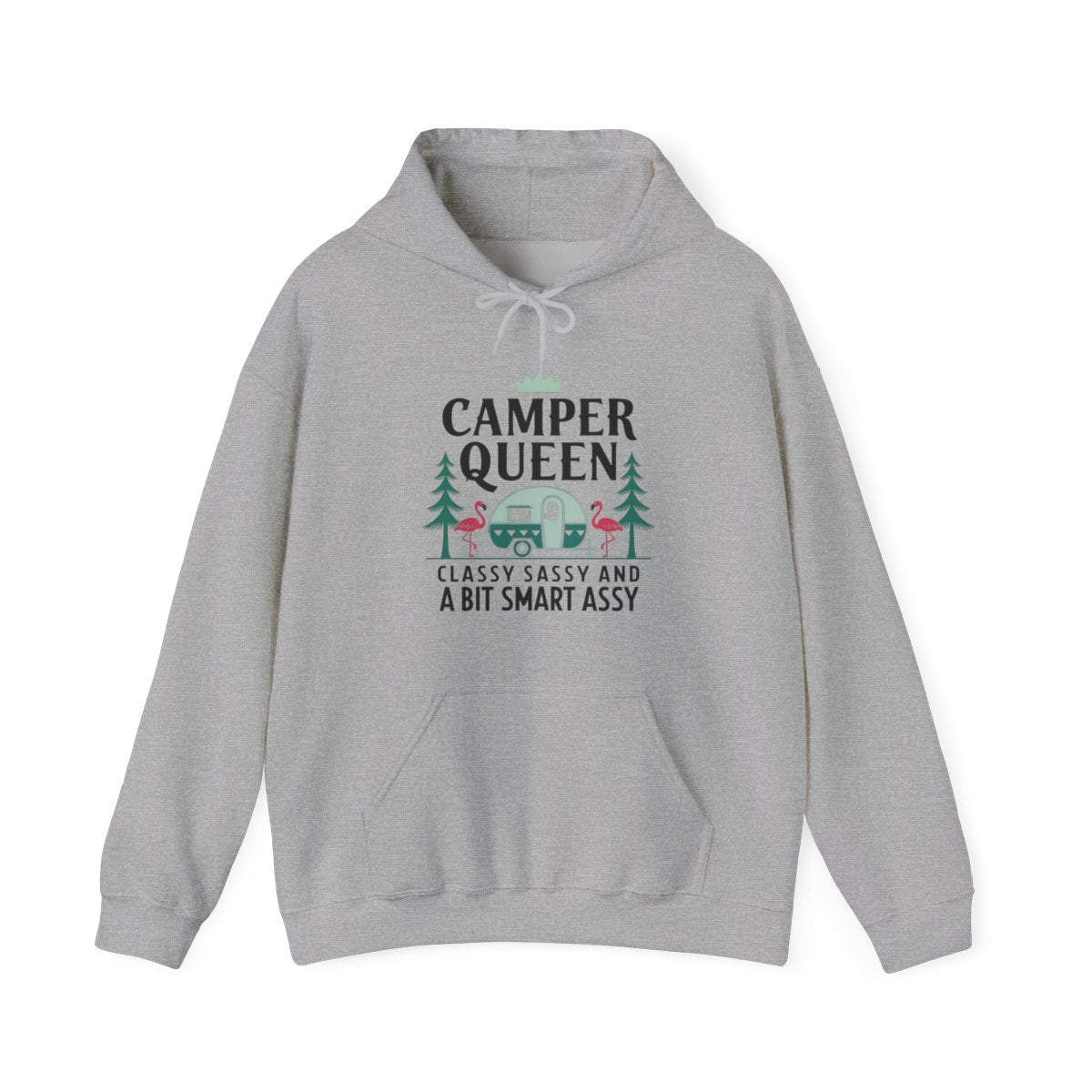 Camper Queen Classy Sassy Smart Assy Camping Hoodie - t129a25