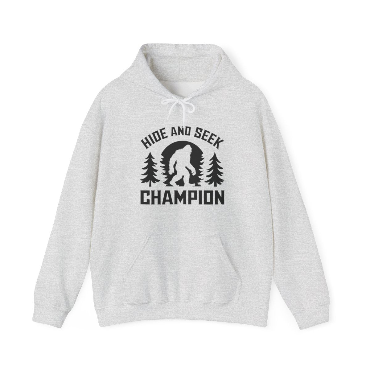 Hide and Seek Champion - Bigfoot Hiking Hoodie - t114a25