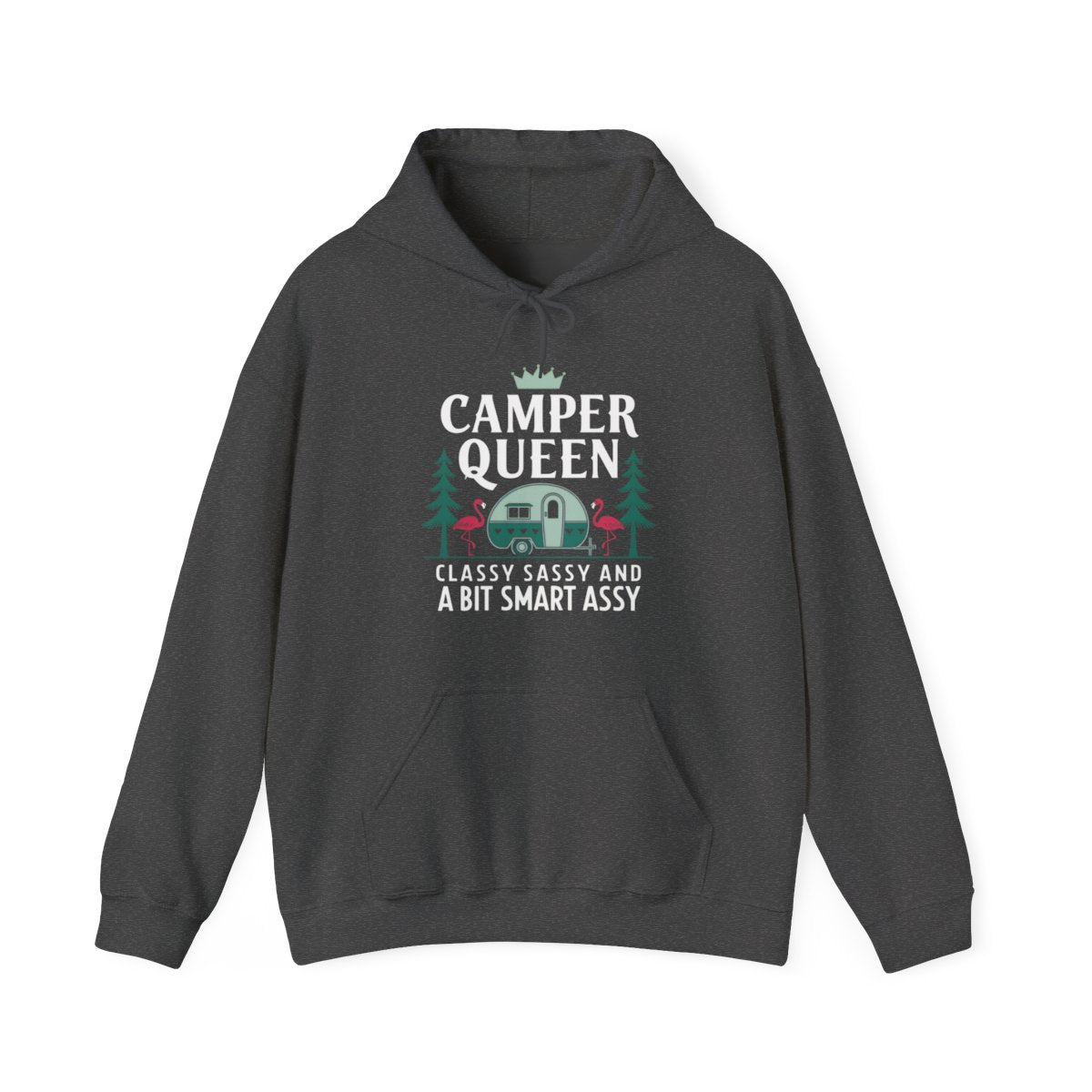 Camper Queen Classy Sassy Smart Assy Camping Hoodie - t129a25