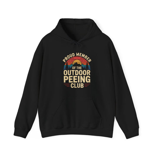 Outdoor Peeing Club Hiking Hoodie - t204a25
