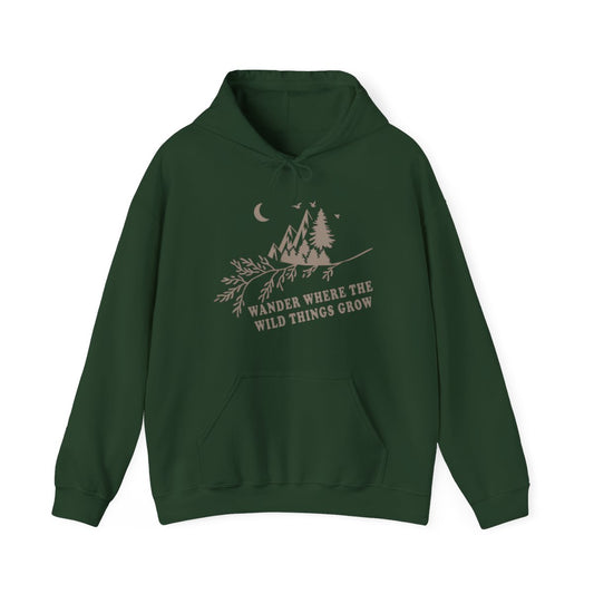 Wander Where the Wild Things Grow Adventure Hoodie - t83a25