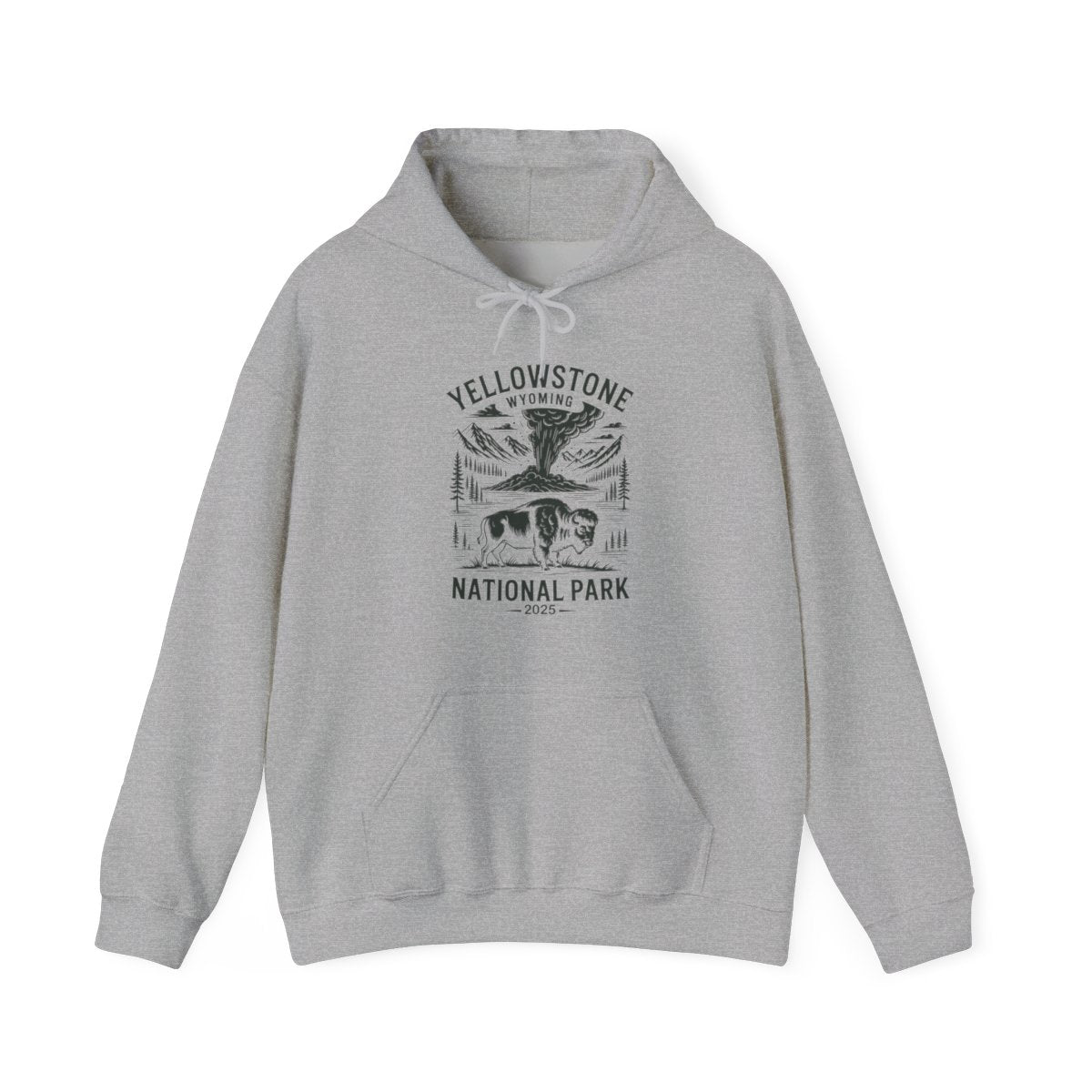 Custom Yellowstone National Park Hiking Hoodie - t307a25