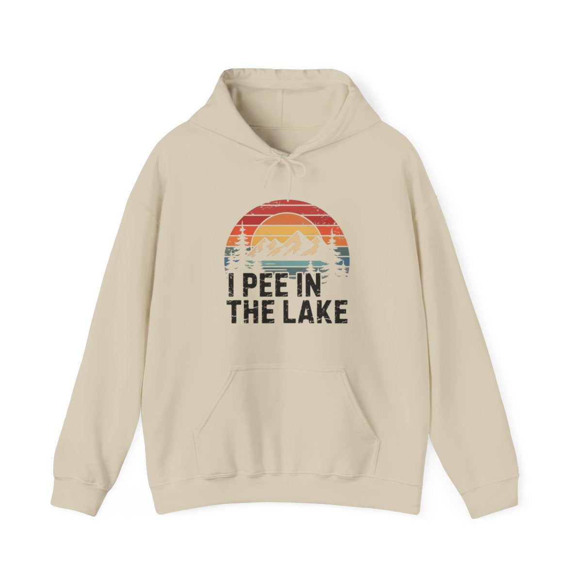I Pee in the Lake Camping Hoodie - t176a25