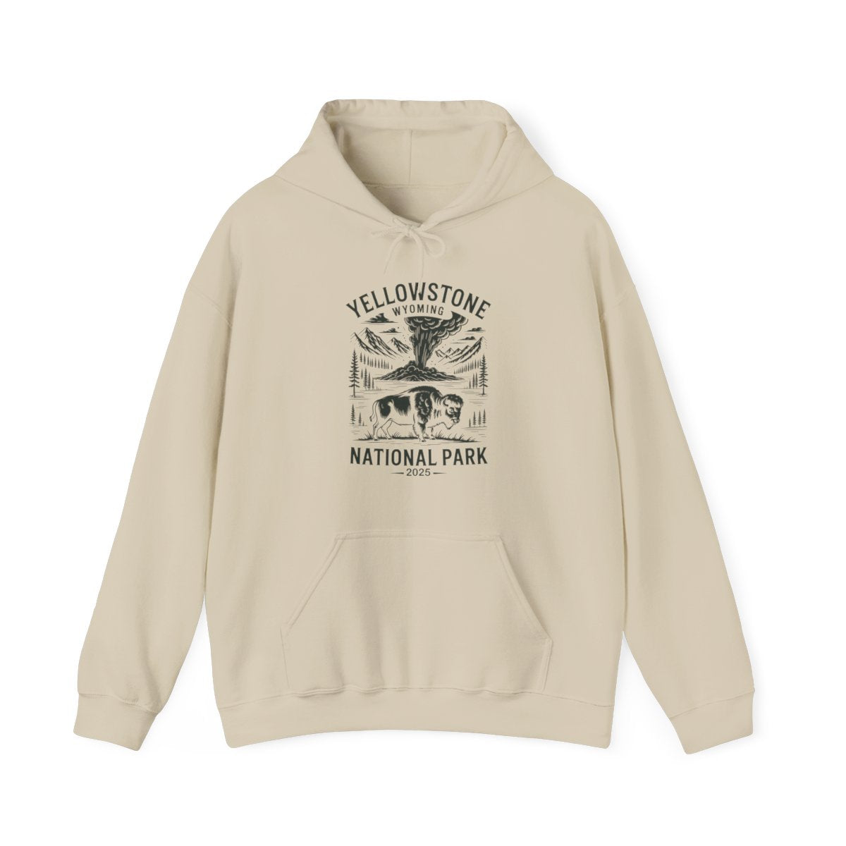 Custom Yellowstone National Park Hiking Hoodie - t307a25