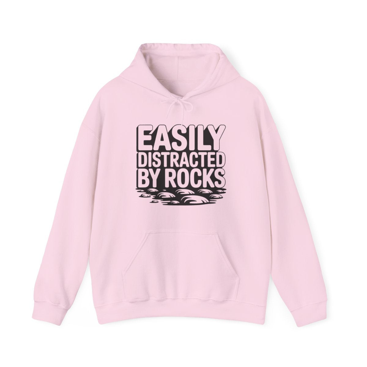 Easily Distracted by Rocks Hoodie - t410a25