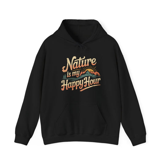 Nature Is My Happy Hour Camping Hoodie - t167a25