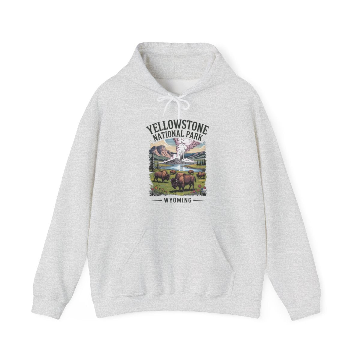 Yellowstone National Park Wyoming Hiking Hoodie - t282a25
